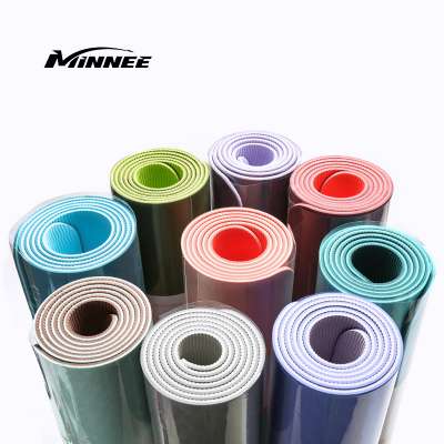 2020 MINNEE THE BEST YOGA MAT HOT SELLING yoga mat Wholesale high quality custom Anti slip eco friendly tpe yoga mats